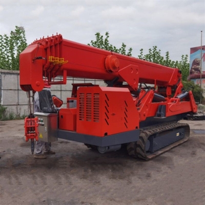 Grue de chenille diesel à télécommande hydraulique d'araignée d'Electric Power 5ton 8ton