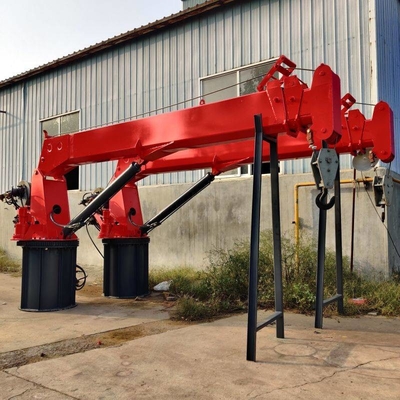 Crane port mobile à bras pliant ou télescopique pour le levage