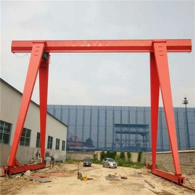 Le conteneur utilisé a motorisé la grue de portique simple de pneu en caoutchouc de poutre d'atelier 8T 10T
