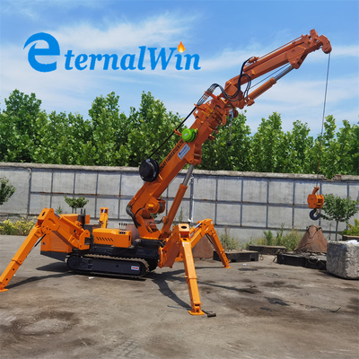 Crane à araignée personnalisée avec boom télescopique pour vos projets et applications de solutions
