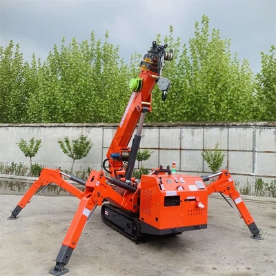 Ascenseur Crane Machine de rotation de 360 degrés 3-12 Ton Customized Spider Crawler Crane à télécommande