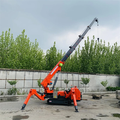 Crane à araignée télescopique de 2500 kg pour le levage et le déménagement de charges lourdes