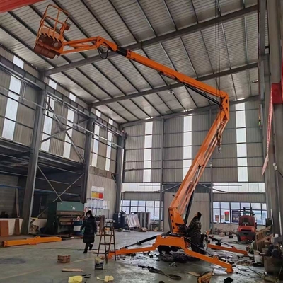 Plateforme de levage électrique de 10m 14m articulateur de levage à roues motrices Cherry Picker Spider Boom Plateforme de levage