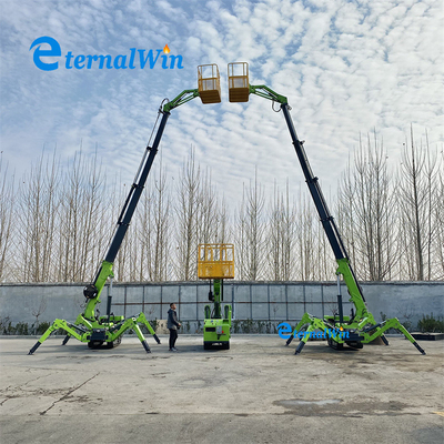 Plateforme de travail aérienne à moteur diesel Crawler Spider 12m 14m