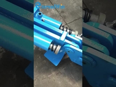 crochet d'amarrage de libération rapide de double de 100T Marine Towing Ship Telescopic Single