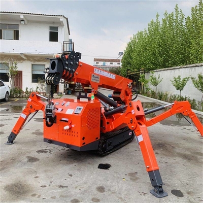 8 Ton Electric Diesel Tracked Spider soulèvent l'ascenseur aérien d'araignée résistante pour des chantiers de construction