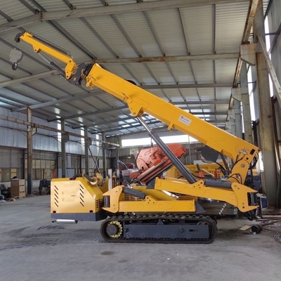 Grue d'araignée dépistée par mobile de Ton Spider Crane 17.8m de la tonne 5 du moteur diesel 8