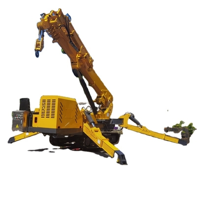 Grue de chenille en acier d'araignée de garantie de 1 an