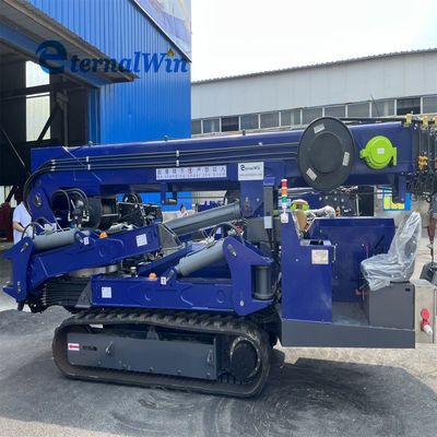 Grue araignée sur chenilles avec capacité de levage de 12 tonnes, flèche télescopique et garantie d'un an