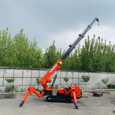 Araignée Crane Fly Jib 3T 8T de chenille d'équipement de Mini Electric Diesel Spider Lifting
