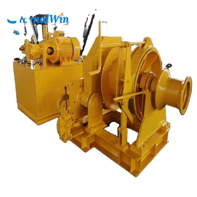 1-75ton Marine Hydraulic Winching Machine avec la capacité adaptée aux besoins du client de corde