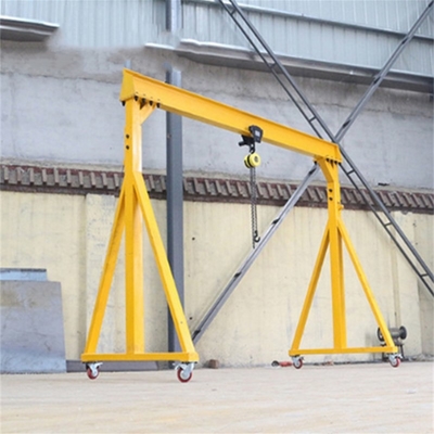 Grue électrique simple de poutre de petit portique mobile portatif en aluminium 3T 5T