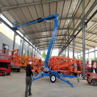 Le type pliage de remorque arment l'ascenseur remorquable électrique de levage électrique de boom de plate-forme