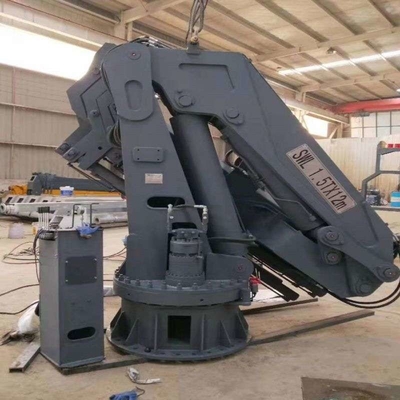 GV mobile de la CE de Crane Ship Mounted Crane de port de bras pliable