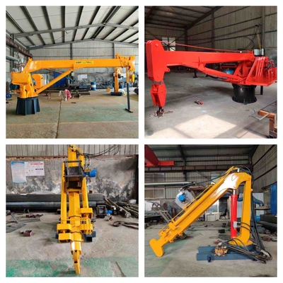 grue mobile de Crane Slewing Deck Marine Telescopic de port de long boom de 10T 20T