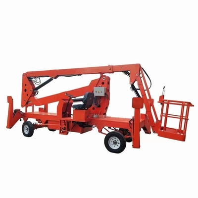 ascenseur de levage électrique aérien de boom d'articulation monté par camion diesel de plate-forme de mobile de 30m 