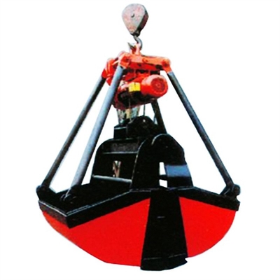 6-12 seau Crane Grapple aérien de CBM Crane Grab Orange Clamshell Grab