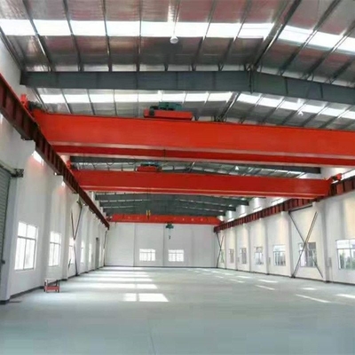 Model aérien 5 Ton Bridge Crane With Trolley de QD de Crane Machine de poutre jumelle