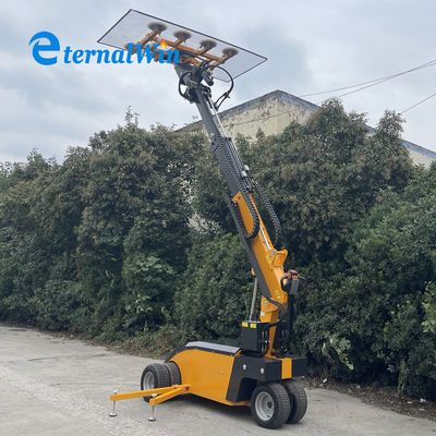 800 kg Capacité 5 M Max. Hauteur de levage Rotatif électrique sous vide Leveuse de verre pour panneaux de verre