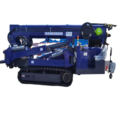 Crane à chenilles de 2500 kg avec rampe télescopique alimentée par électricité et diesel