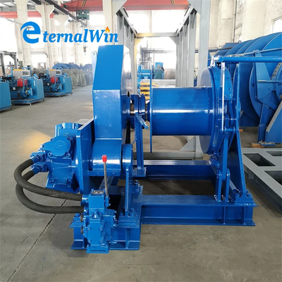 Capacité de câble personnalisée Le treuil hydraulique marin alimenté par une station hydraulique standard