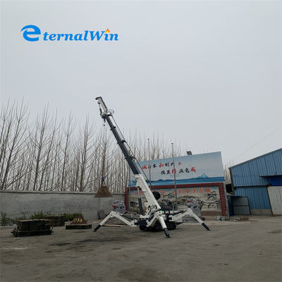 Crane d'araignée électrique et diesel de 5 tonnes avec une capacité de levage de 12 tonnes