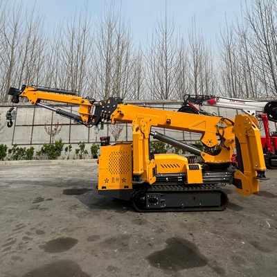 Électrique et diesel de puissance lourde performance jaune / rouge ou vert Crawler araignée grue