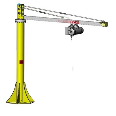 Crane électrique Jib personnalisé avec le levier de chaîne en acier de performance 500kg-3 tonnes de capacité