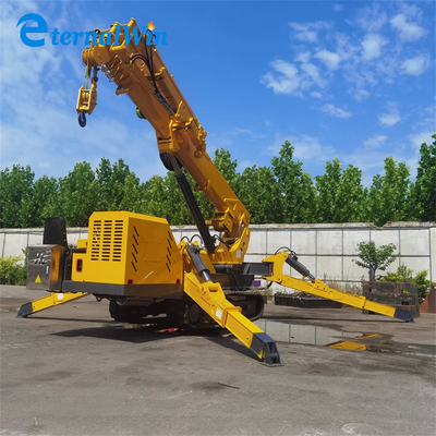 Téléscopique mini-gran d'araignée en acier 3-12 tonnes capacité de levage en jaune / rouge ou vert