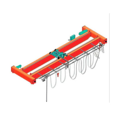10 tonnes de grue haute vitesse personnalisée à poutre unique en acier à haute résistance avec garantie de 12 mois