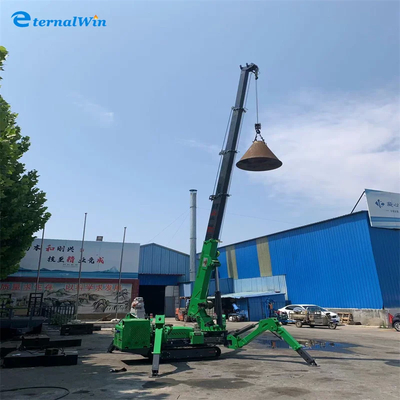 Crane d'araignée en acier télescopique durable pour les applications finales