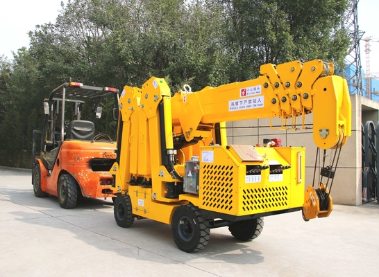 Équipement de levage à roues ou à rampe portable de petite taille avec mécanisme de levage