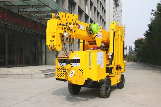 10 tonnes Téléscopique Boom Spider Crane pour l'utilisation de la construction