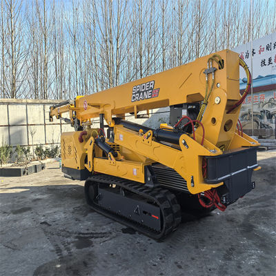 Cran à rampe d'araignée jaune 12 tonnes Capacité de levage électrique et diesel