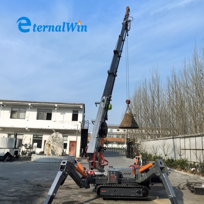 3-12 tonnes de grue à hélicoptère à moteur diesel avec rampe télescopique