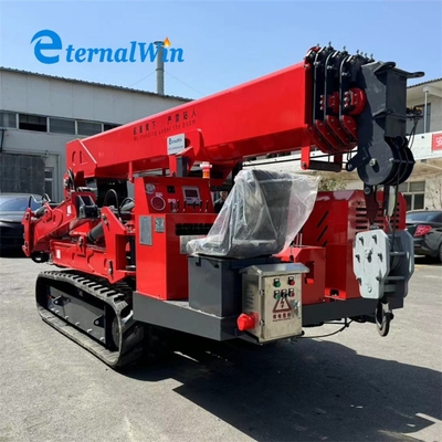 Grue araignée diesel électrique de 5 tonnes avec capacité de 3 à 12 tonnes