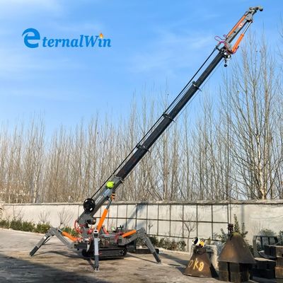 Mini-grue araignée à télécommande, moteur 250 KW pour un levage souple et polyvalent