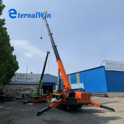 Grue araignée de 5 tonnes avec angle de rotation de 360 degrés pour une capacité de levage et une précision maximales
