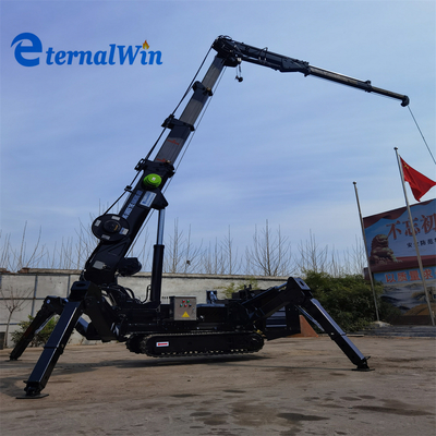 Crane à araignée polyvalente de 3 tonnes avec angle de pivotement de 360 degrés et moteur AC pour moteur diesel