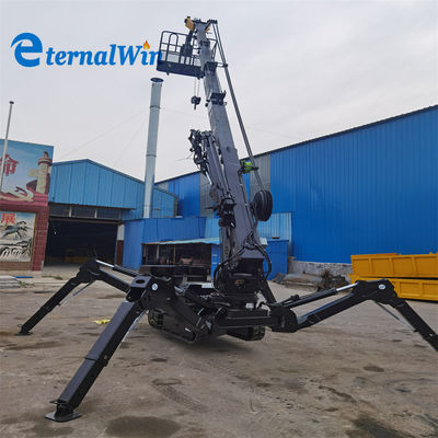 8 tonnes de grue à chenille avec moteur général et hauteur de levage maximale de 25 mètres