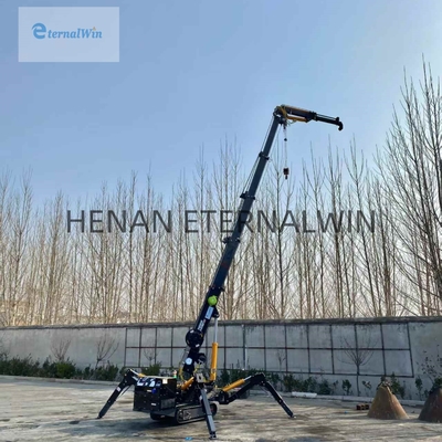 Crane à hélices miniature électrique diesel avec rampe télescopique 2-12 tonnes