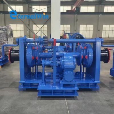 Treuil hydraulique marin personnalisable avec une longueur de tambour de 400-1000 mm et une vitesse nominale ≥10 m/min pour applications intensives