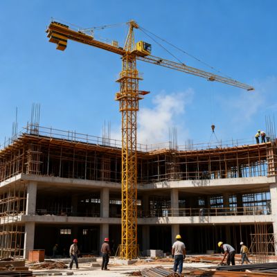 Machine de grue de levage 0,5 m/min avec capacité de levage de 10T et vitesse de levage de 80 m/min, équipement de construction industrielle robuste